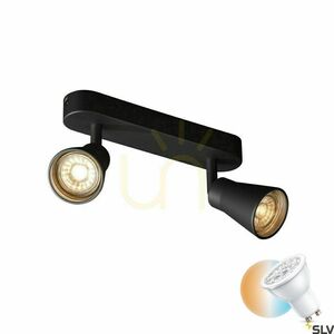 Inbyggd armatur SLV AVO Double svart GU10 50W 1000889 small 0