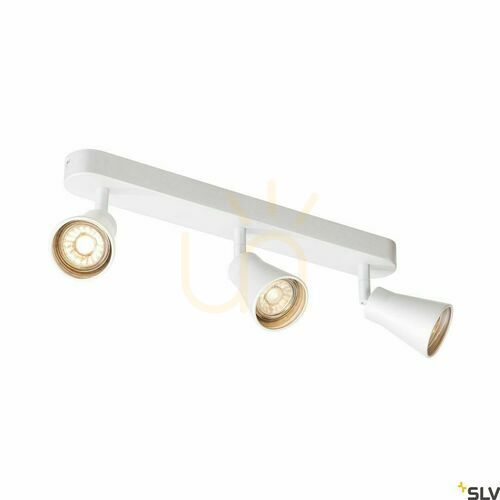 Kontrollera Inbyggd armatur SLV AVO Triple vit GU10 50W 1000893