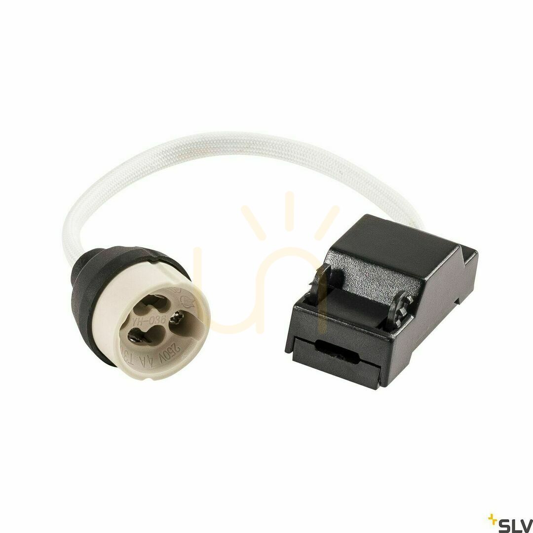 Kontrollera GU10 armatur SLV Quick Connector vit 50W 1000909 GU10 armatur SLV Quick Connector vit 50W 1000909