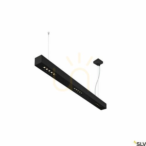 Kontrollera Pendellampa SLV Q-LINE PD svart 46W 3000K 1000927