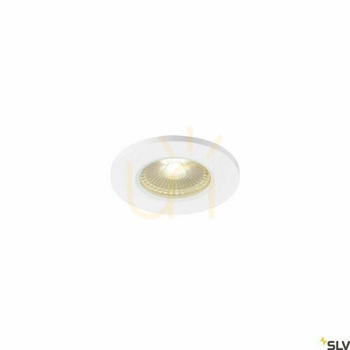 Kontrollera Infälld armatur SLV KAMUELA ECO LED vit 6W 3000K IP65 dimbar 1001016