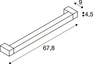 Utanpåliggande vägg- och taklampa SLV LONG GRILL vit LED 20W 3000K 1001019 small 4
