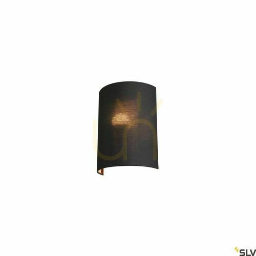 Kontrollera Lampskärm SLV FENDA 1001274 svart/koppar textil stål 23x30 cm