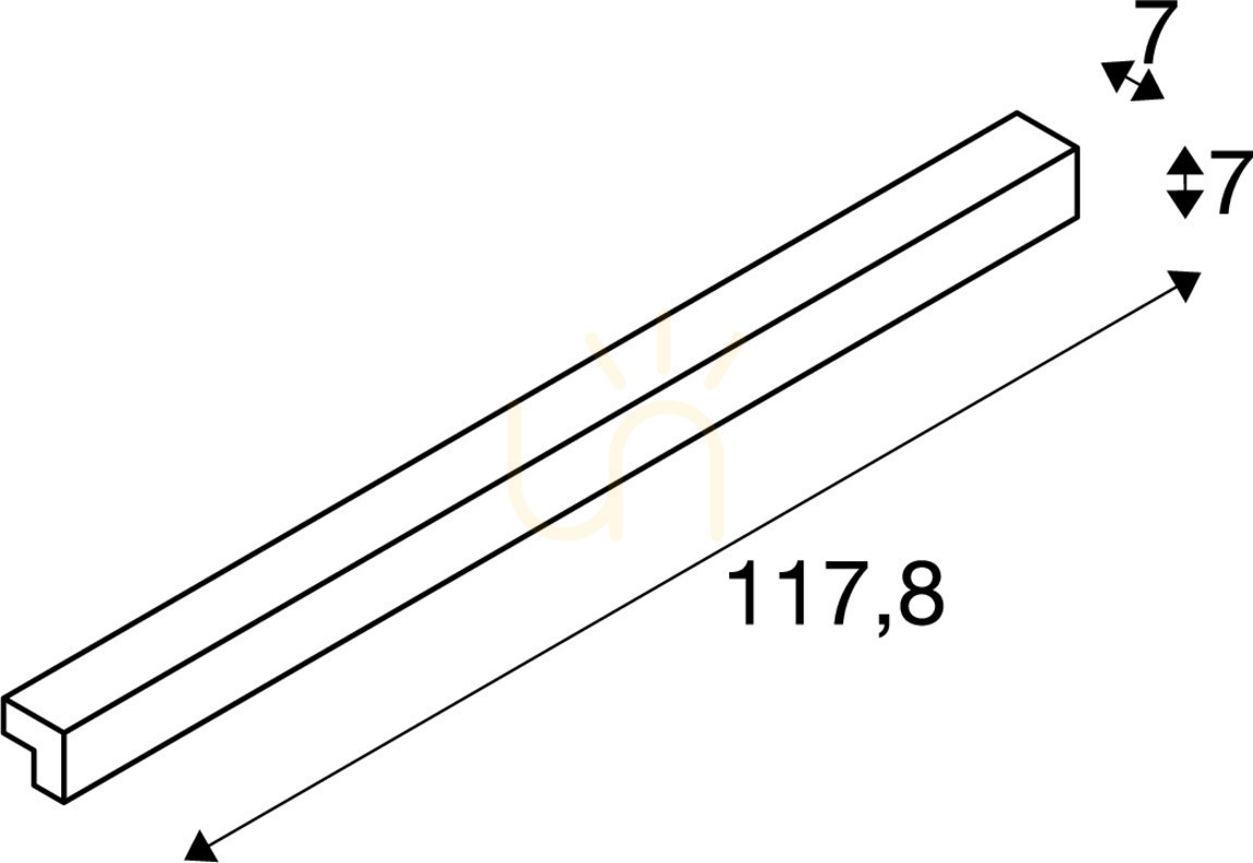 Förhandsvisning Utanpåliggande lampa SLV L-LINE 120 LED vit 18,5W 3000K IP44 1001303 Utanpåliggande lampa SLV L-LINE 120 LED vit 18,5W 3000K IP44 1001303