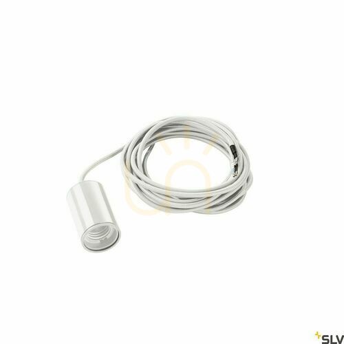 Kontrollera Pendellampa SLV FITU vit aluminium E27 60W 132691