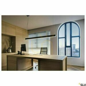 Pendant Light SLV Q-LINE DALI Single Black 142 cm 47W 3000K 1001309 4 Pendant Light SLV Q-LINE DALI Single Black 142 cm 47W 3000K 1001309 small 4