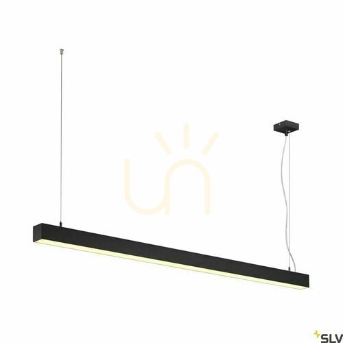 Kontrollera Pendant Light SLV Q-LINE DALI Single Black 142 cm 47W 3000K 1001309