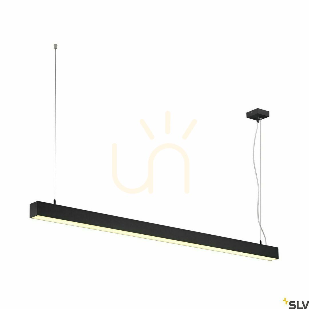 Kontrollera Pendant Light SLV Q-LINE DALI Single Black 142 cm 47W 3000K 1001309 Pendant Light SLV Q-LINE DALI Single Black 142 cm 47W 3000K 1001309