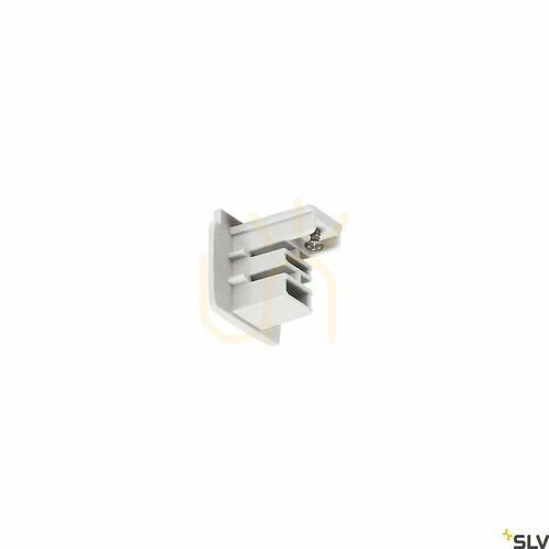 Kontrollera Ändlock SLV S-TRACK SYSTEM 3-fas samlingsskena vit plast 1001380