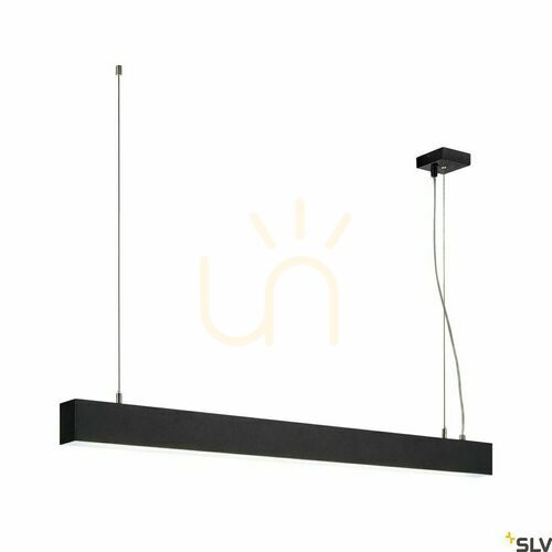 Kontrollera Pendant Light SLV GLENOS II Black 105 cm 43W 4000K 1001403