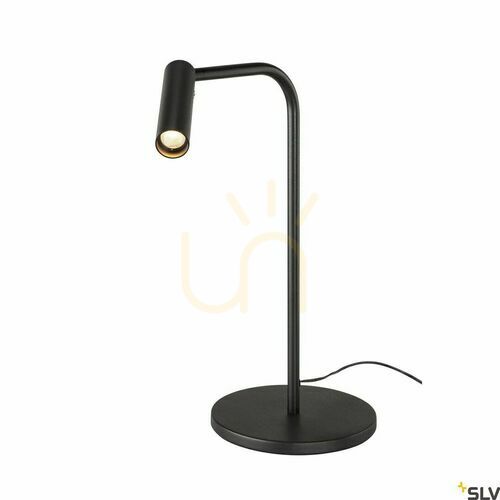 Kontrollera Bordslampa SLV KARPO TL svart LED 6,2W 3000K dimbar 1001461