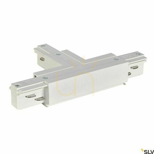 Kontrollera T-koppling med strömförsörjning SLV EUTRAC SYSTEM 3-fas vit 1001518