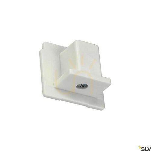 Kontrollera Ändlock samlingsskena SLV EUTRAC SYSTEM 3-fas vit plast 1001527