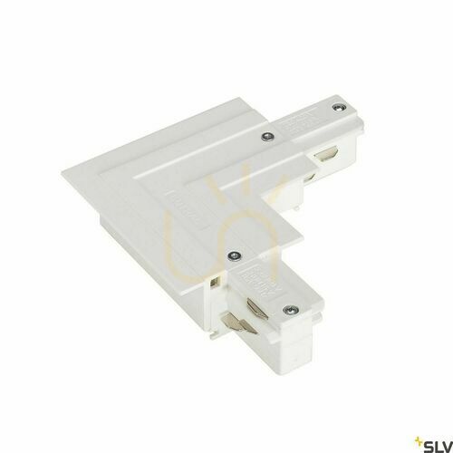 Kontrollera Strömförsörjning vinkelanslutning SLV EUTRAC 3-fas vit 1001536