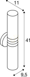 Vägglampa SLV WL 106 krom IP44 E14 40W 1002229 5 Vägglampa SLV WL 106 krom IP44 E14 40W 1002229 small 5