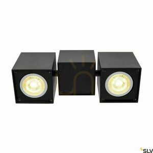 Inbyggd armatur SLV ALTRA DICE svart GU10 2x50W 1002215 small 1