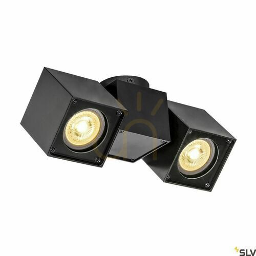 Kontrollera Inbyggd armatur SLV ALTRA DICE svart GU10 2x50W 1002215