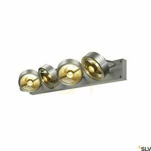 SLV KALU CW 1002025 vägg- och takspotlight, borstad aluminium, 4×GU10 QPAR111, 60 cm small 2