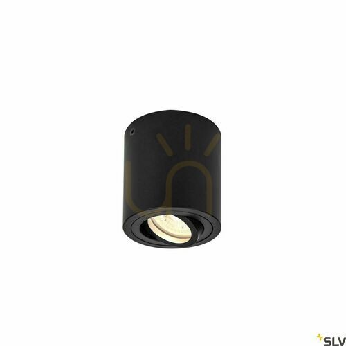 Kontrollera Taklampa SLV TRILEDO ROUND CL svart aluminium 8,5 cm GU10 1002010