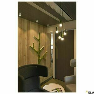 Taklampa SLV TRILEDO Round CL vit aluminium GU10 10W 1002011 small 2