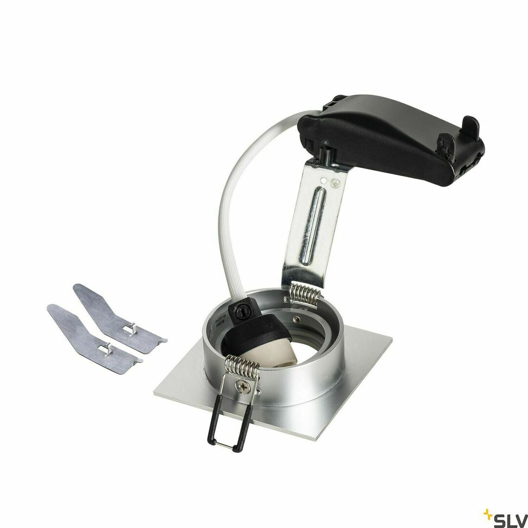 Utsikt Infälld armatur SLV NEW TRIA 68 Square silver 50W 230V 1001996 Infälld armatur SLV NEW TRIA 68 Square silver 50W 230V 1001996