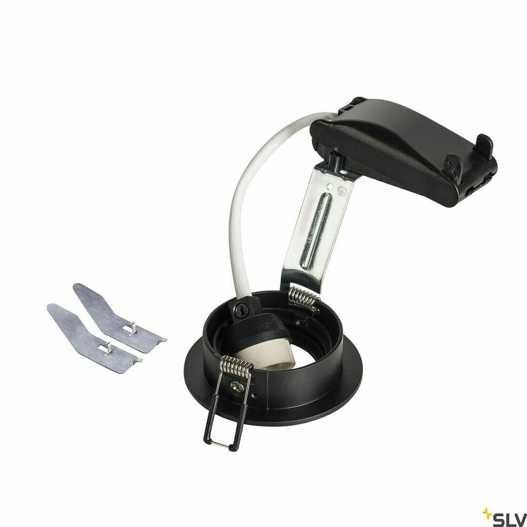 Utsikt Infälld spotlight SLV NEW TRIA 68 svart 50W 230V 1001980 Infälld spotlight SLV NEW TRIA 68 svart 50W 230V 1001980