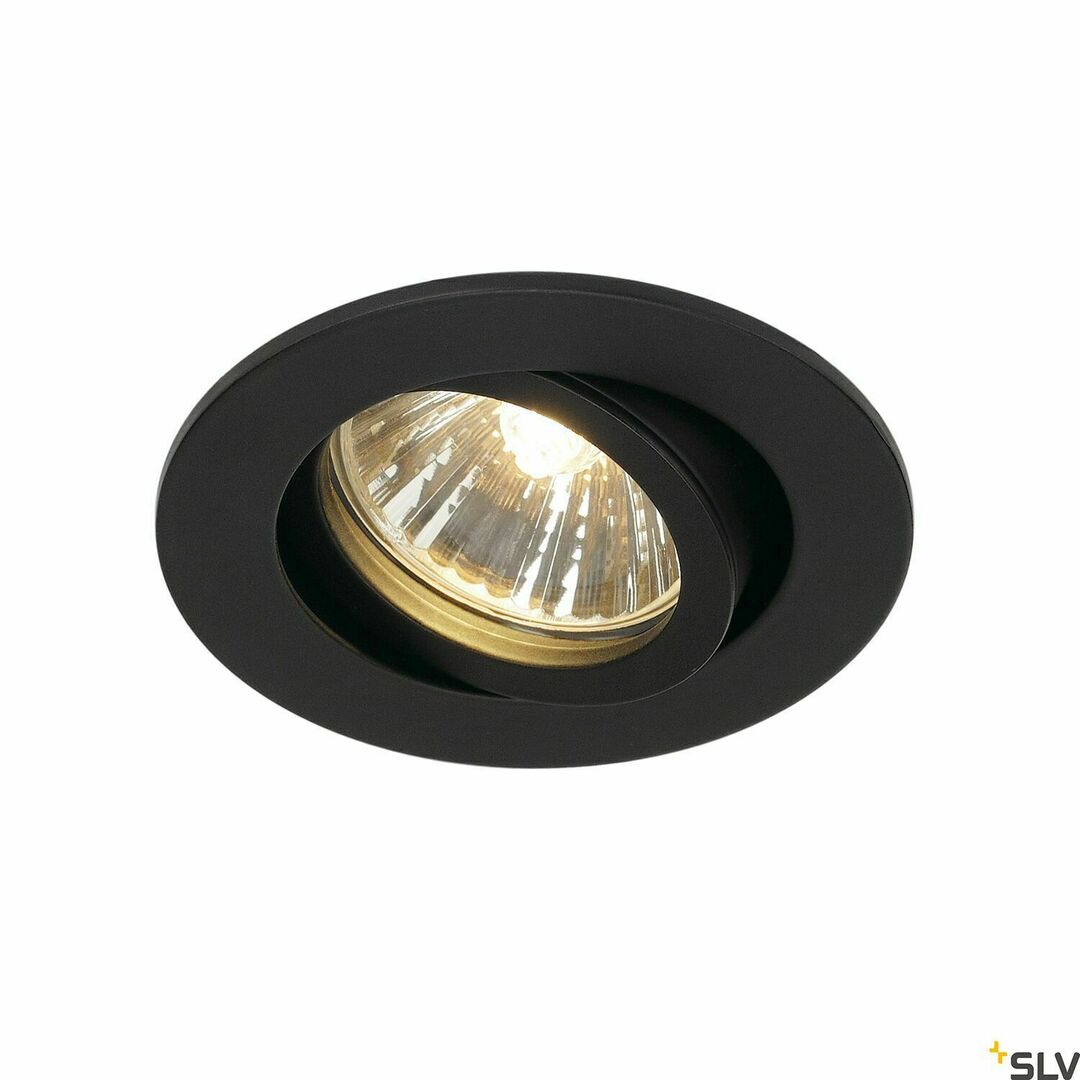 Kontrollera Infälld spotlight SLV NEW TRIA 68 svart 50W 230V 1001980 Infälld spotlight SLV NEW TRIA 68 svart 50W 230V 1001980