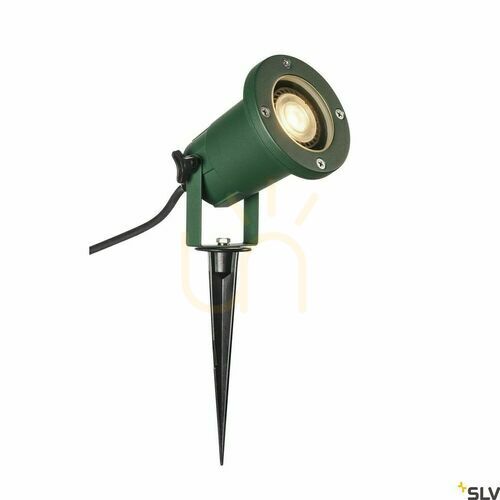 Kontrollera Utomhusspotlight SLV Nautilus grön 11W aluminium IP44/IP65 1001965