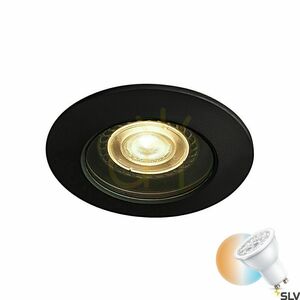 Infälld utomhusarmatur SLV VARU GU10 svart IP65 1001930 small 0