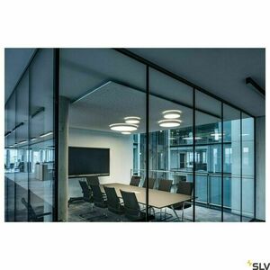 Tak-/väggarmatur SLV MEDO 60 AMBIENT vit DALI 37W 3000/4000K 1001900 small 3