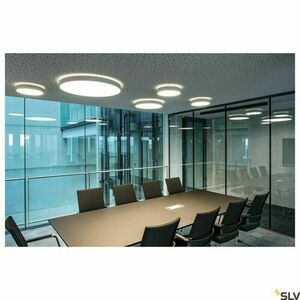 Tak-/väggarmatur SLV MEDO 60 AMBIENT vit DALI 37W 3000/4000K 1001900 small 4