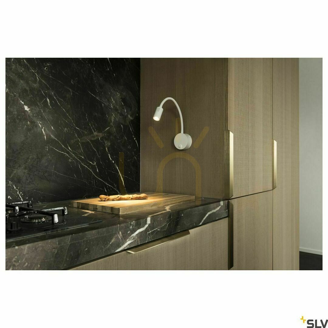 Förhandsvisning Tavellampa SLV DIO FLEX PLATE vit LED 3000K 1,9W 1002118 Tavellampa SLV DIO FLEX PLATE vit LED 3000K 1,9W 1002118