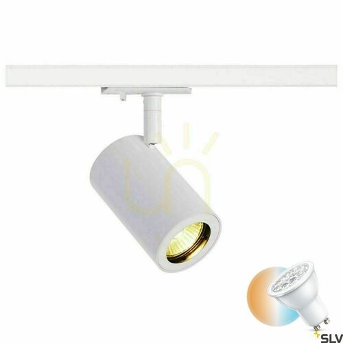 Kontrollera Spårljus SLV ENOLA_B Track vit GU10 50W 1-fas 1002111