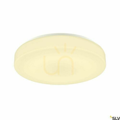 Kontrollera Utanpåliggande lampa SLV LIPSY DRUM vit 40 cm 20W 3000/4000K IP44 1002077