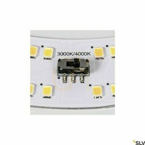Utanpåliggande lampa SLV LIPSY Drum 35 vit LED 17,5W 3000/4000K IP44 1002076 small 2