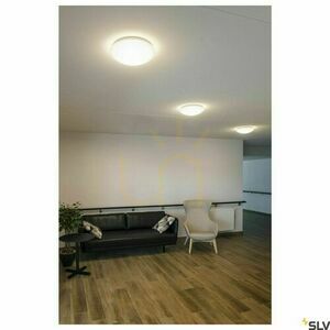 Utanpåliggande lampa SLV LIPSY Dome vit 40 cm 20W 3000/4000K IP44 1002022 small 3