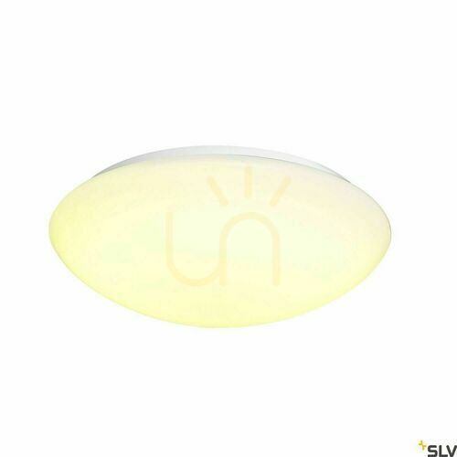 Kontrollera Utanpåliggande lampa SLV LIPSY Dome vit 40 cm 20W 3000/4000K IP44 1002022
