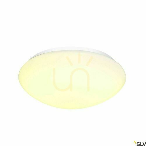 Kontrollera Utanpåliggande lampa SLV LIPSY Dome vit 35 cm 17,5W 3000/4000K IP44 1002021