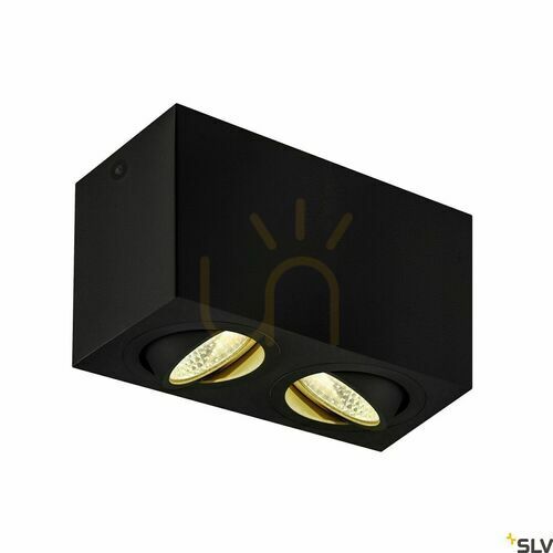Kontrollera Taklampa SLV TRILEDO Double Square CL svart LED 14W 3000K 1002003