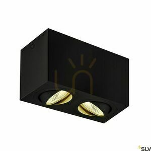 Taklampa SLV TRILEDO Double Square CL svart LED 14W 3000K 1002003 small 0