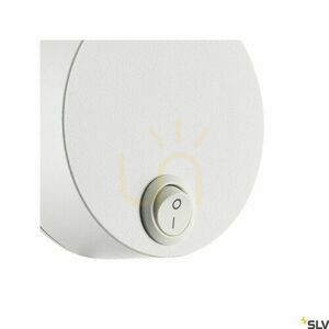 Vägglampa SLV DIO FLEX PLATE vit 50W 1002607 small 2