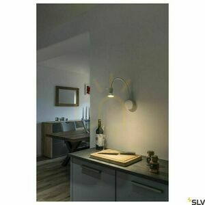 Vägglampa SLV DIO FLEX PLATE vit 50W 1002607 small 3