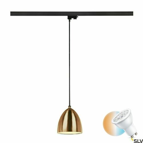 Kontrollera Hängande skenlampa SLV PARA CONE 14 PD koppar 35W GU10 1002686