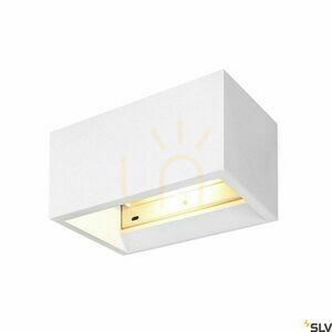 Vägglampa SLV PLASTRA QT-DE12 vit gips 20W 1002238 small 1