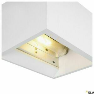 Vägglampa SLV PLASTRA QT-DE12 vit gips 20W 1002238 small 2