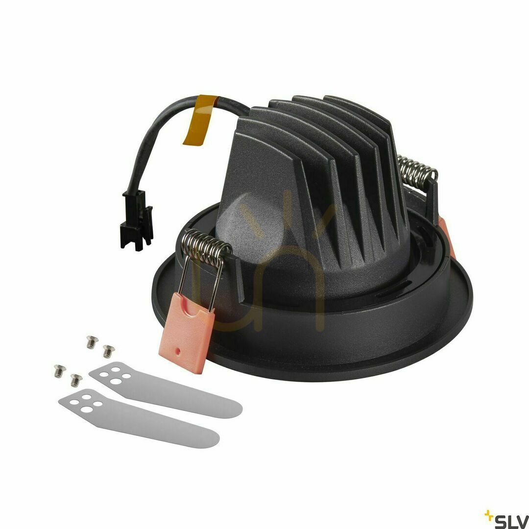 Utsikt Infälld armatur SLV NUMINOS MOVE S svart/krom 2700K 8,6W 1005327 Infälld armatur SLV NUMINOS MOVE S svart/krom 2700K 8,6W 1005327