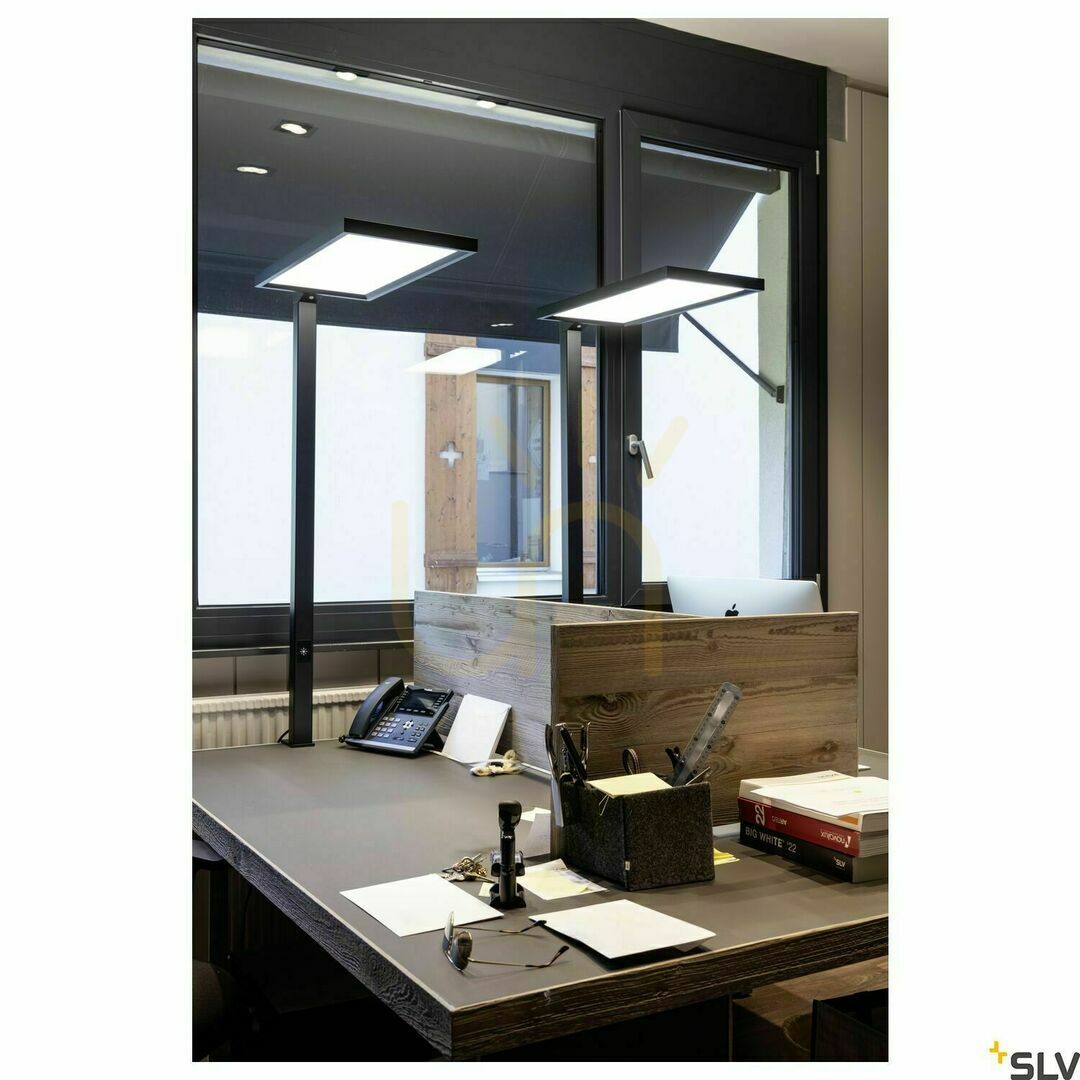 Kontrollera Bordslampa SLV WORKLIGHT svart 79W 4000K 7600lm dimbar 1005392 Bordslampa SLV WORKLIGHT svart 79W 4000K 7600lm dimbar 1005392