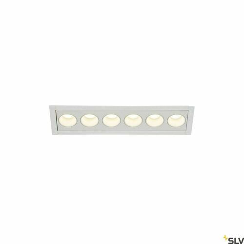 Kontrollera Infälld takarmatur SLV MILANDOS 6 mattvit 6×LED 2700K 45° 1005417
