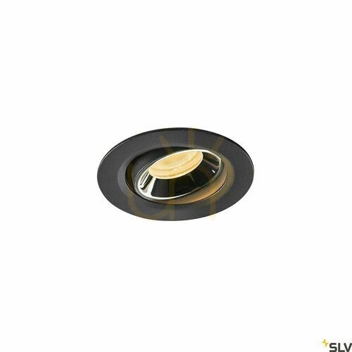 Kontrollera Infälld armatur SLV NUMINOS MOVE XS svart/krom 7W 3000K 730lm 1005573