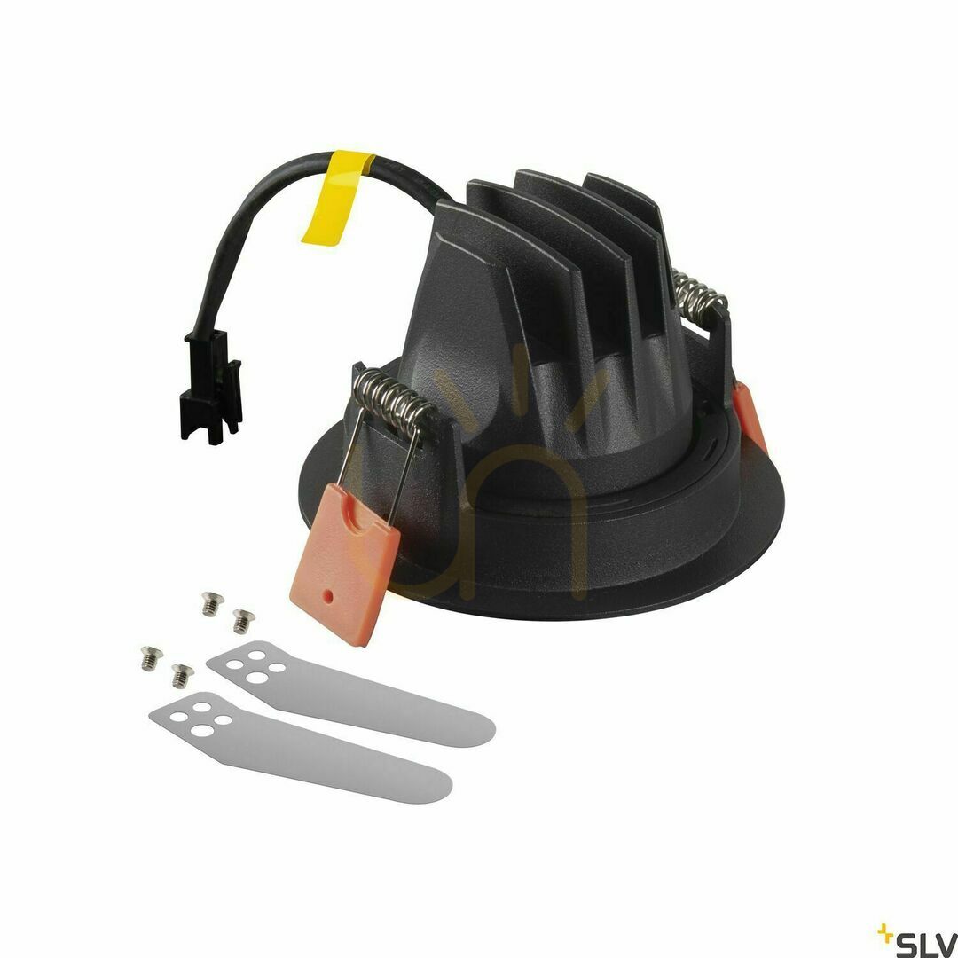 Utsikt Infälld armatur SLV NUMINOS MOVE XS svart 7W 2700K 1005556 Infälld armatur SLV NUMINOS MOVE XS svart 7W 2700K 1005556